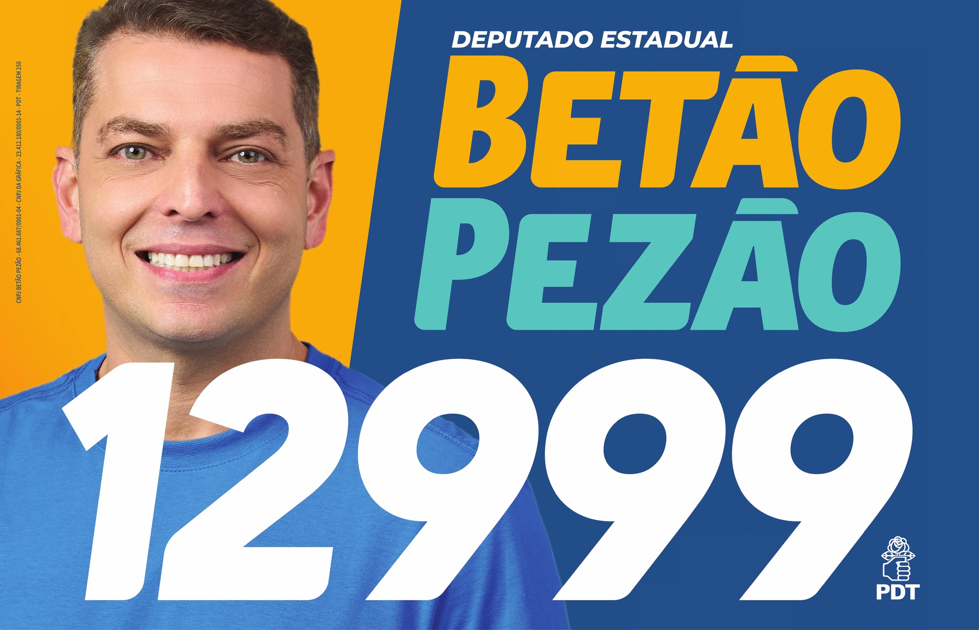 Betão Pezão inicia sua campanha